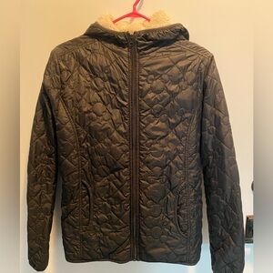 Disney Black Quilted Puffer Jacket